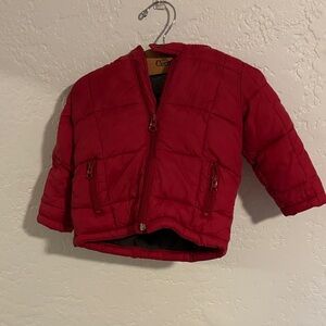 GAP Kids Red Puffer Jacket